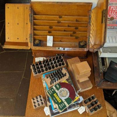 Complete Tap & die sets, letters and numbers.