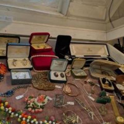 Vintage costume and fine jewelry.