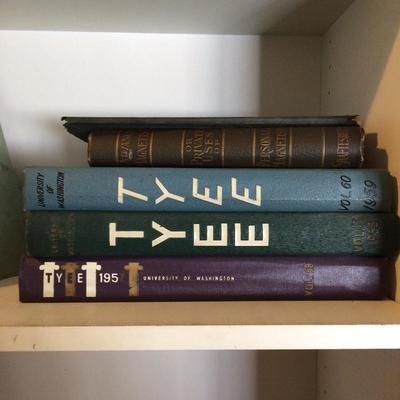 University of Washington Tyee yearbooks. Also, other vintage year books available.