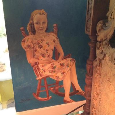 Original amateur painting.