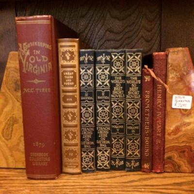 Books throughout the house.