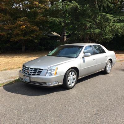  Light gold 2007 Cadillac DTS with low mileage. 