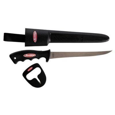 Berkley 7-Inch Soft Grip Knife, Black