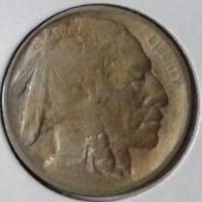 1913 TYPE 1 Buffalo Nickel, VF Detail