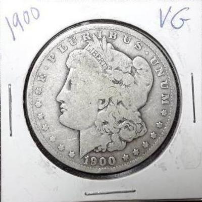 1900 Morgan Silver Dollar, VG Detail