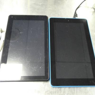 Amazon and RCA Tablets with Cords