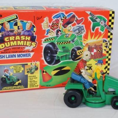 Crash Test Dummy on Tractor Toy - w original box