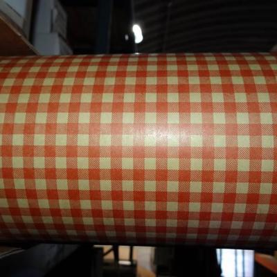 (4) Red Gingham Wrapping Paper