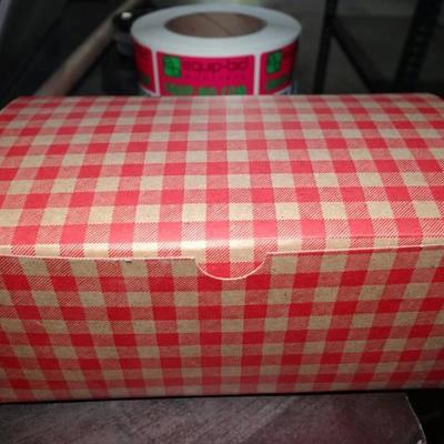 (4) Cases Of Red Gingham Votive Candle Holders