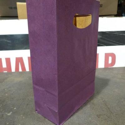 Purple Craft Bag With Built In Handle