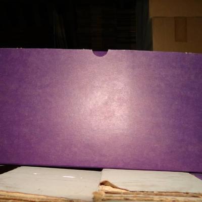 (2) Cases Of Purple Gift Boxes