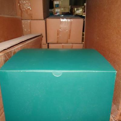 (1) Case Of Green Gift Boxes