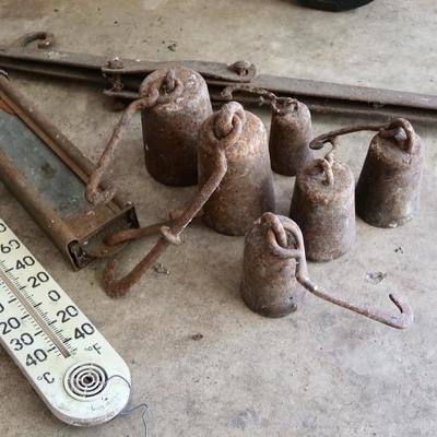 Antique Scale & Weights