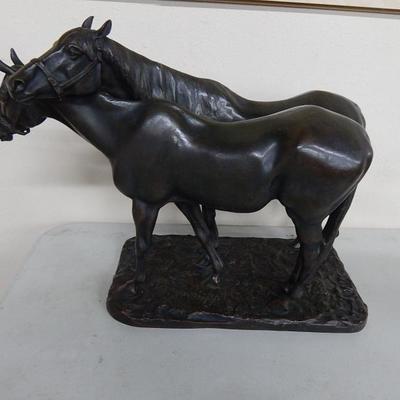P. Tourgueneff Bronze of 2 Horses 16.50
