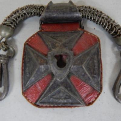  1858-68 Knights Templar Malta Cross/Chain