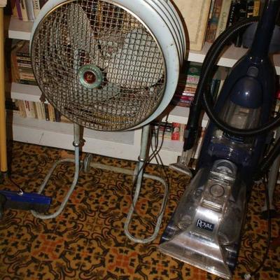 RETRO WESTINGHOUSE SKY BLUE INDUSTRIAL FLOOR FAN