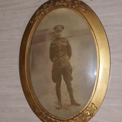 Black & White Image WWII Era Canadian Miltary Officer