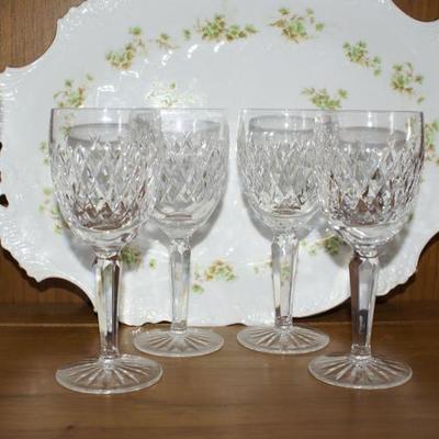 Set of 4 Old Waterford Crystal Stemwares