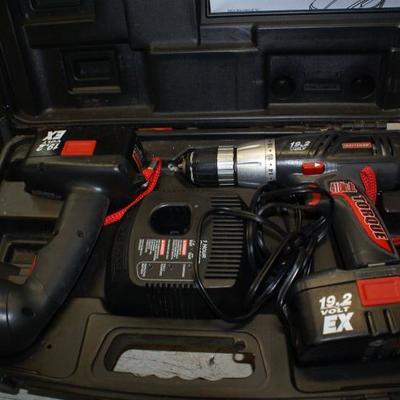 19.2 Craftsman Rechargeable Power Drill & Flashlight 