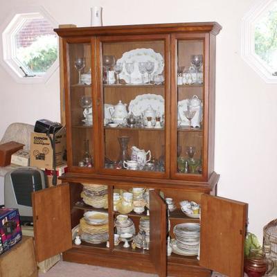 Outside View of Mid-Century China Cabinet 