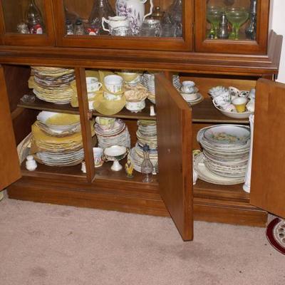 Outside View of Mid-Century China Cabinet 