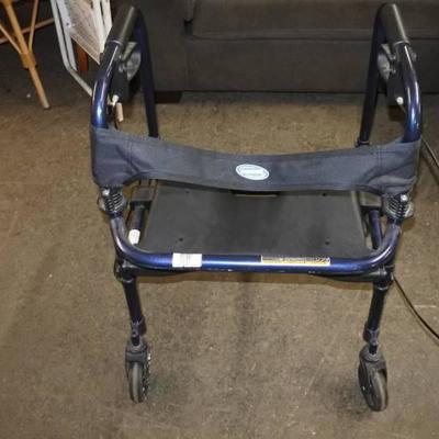 Padded Assisted Walker on Wheels