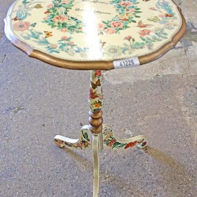 Italian Decorated Pie Crust Table

Located Inside â€“ Auction Estimate $50-$100 