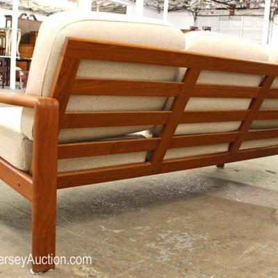  â€” QUALITY â€”

Mid Century Modern Danish Walnut Sofa

Located Inside â€“ Auction Estimate $300-$600 