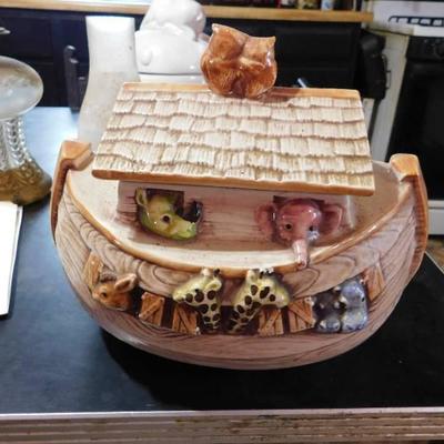 Noah's Ark Cookie Jar