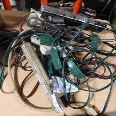 Lot of extension cords.