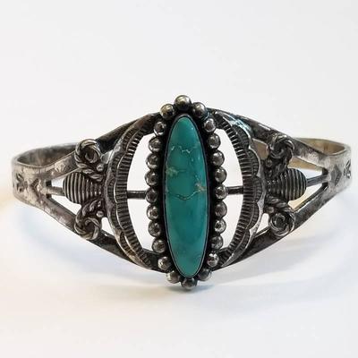 1 Sterling Native American Made Bracelet