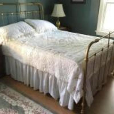 Full Size Brass/Iron Bed
