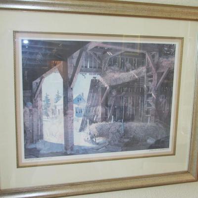 Charles Peterson signed print