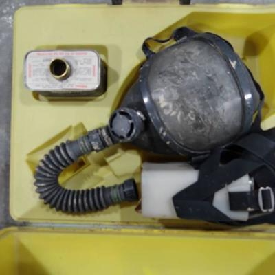 Willson Gas Mask Assembly with Case