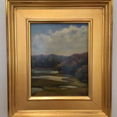 Oil on panel -Patricia Gordon