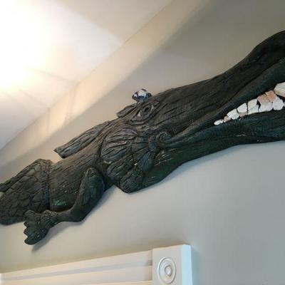 Folk art carving -Mike Lewis, Wood