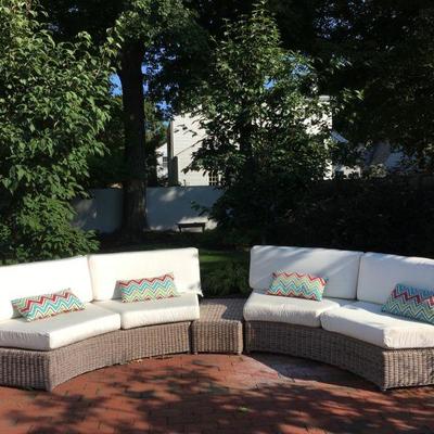 Kingsley Bate Sag Harbor Curved Sectional