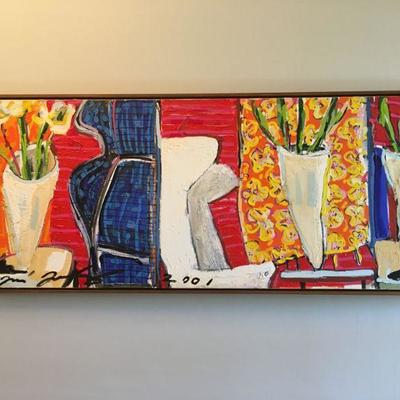 "Modernista I" -Jose Goncalves	2001  Acrylic