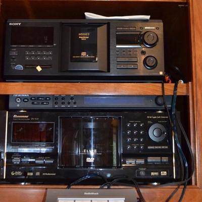 Sony and Pioneer CD changers