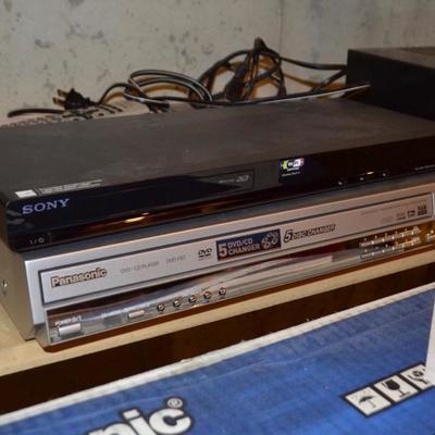 Sony Bluray and Panasonic DVD changer