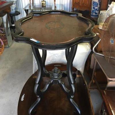 Antique Dual Color Wooden Serving Table PT0696 https://www.ebay.com/itm/113232492693