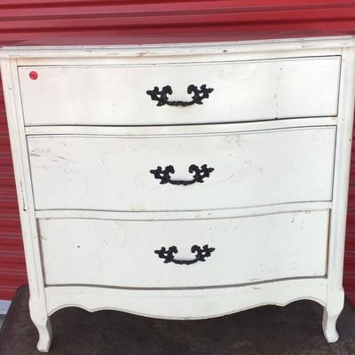 3 Drawer Small Dresser: Wood White PT1095 https://www.ebay.com/itm/123347801870