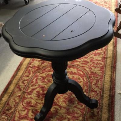 Table: Black Pedestal By Powell Local Pickup TLA005 https://www.ebay.com/itm/123347802895