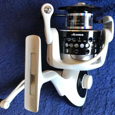 Reels:
Okuma Stratus V SV-55, Roddy Pro Tournament 375A Long Spool, Quantum Escalade baitcast reels and spinning reel, and Abu Garcia...