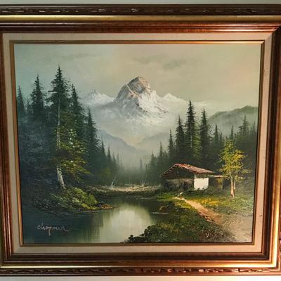 Oil painting by W. Chapman