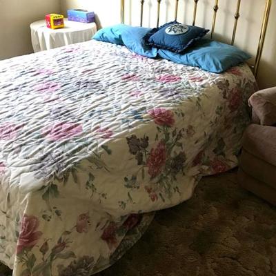 Brass full size bed