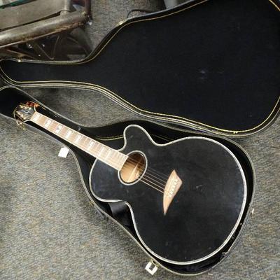 Kona Signature Acoustic Guitar W Mother Of Pearl ...