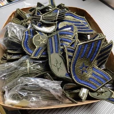 large lot of military patches. 1