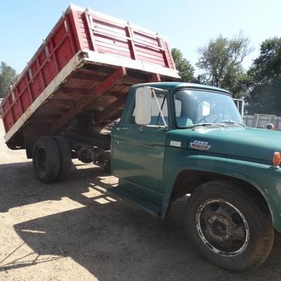 1964 Ford 500 Grain truck w  hydraulic dump bed