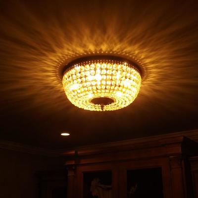Schonbek Crystal Chandelier 16" Wide 9" Drop